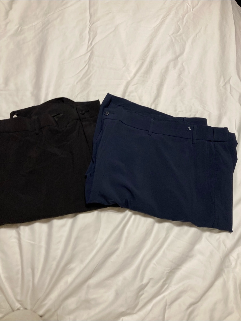 Flat-Front Men’s Shorts in Black and Navy - Modern Tailored Fit
